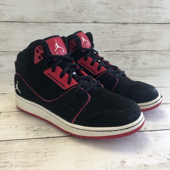 JORDAN 1 Flight 2 Boy’s Black/White Sneakers Size 6Y - Picture 3 of 13